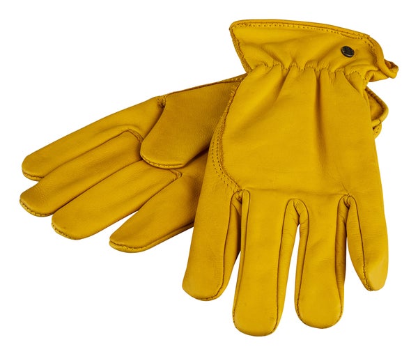 Nahkahanskat, keltainen
